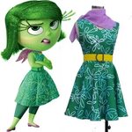 Disgust costume 👉 👌 Disney Pixar Inside Out - Disgusts Disne